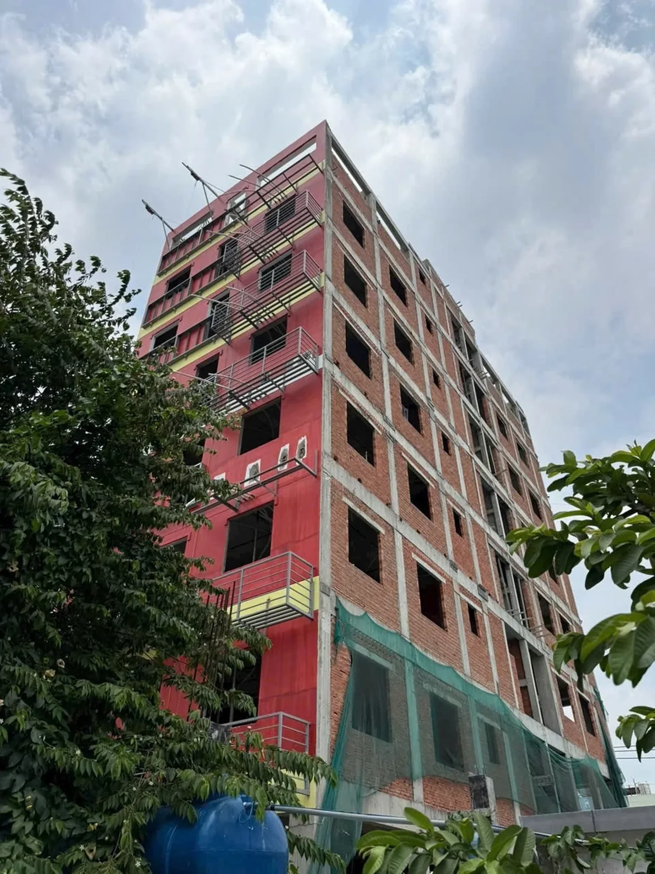Multi storey building on site