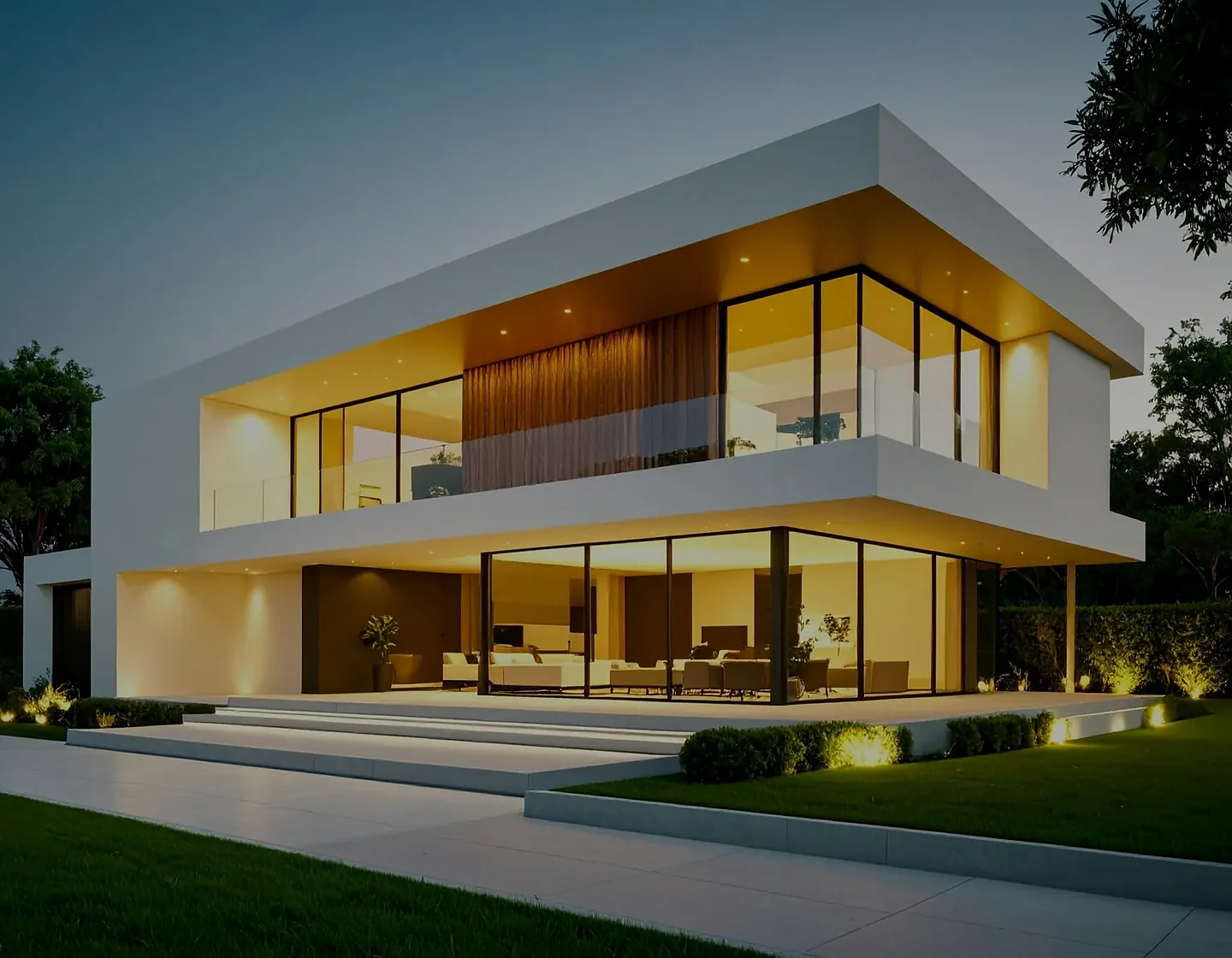 Villa concept in 3D